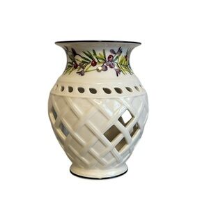 Lenox Winter Greetings Fragrance Warmer Tea Light White Multi